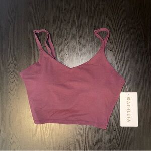 NWT Athleta Elation V-Neck Longline Bra